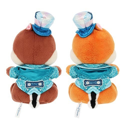 Japan Tokyo Disney Resort Sea 25th Sparkling Jubilee Chip and Dale Plush Toy Set
