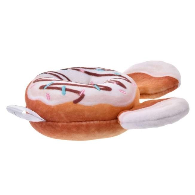 '+Japan Tokyo Disney Store Mickey Plush Toy Keychain White Donut MICKEY'S BAKERY