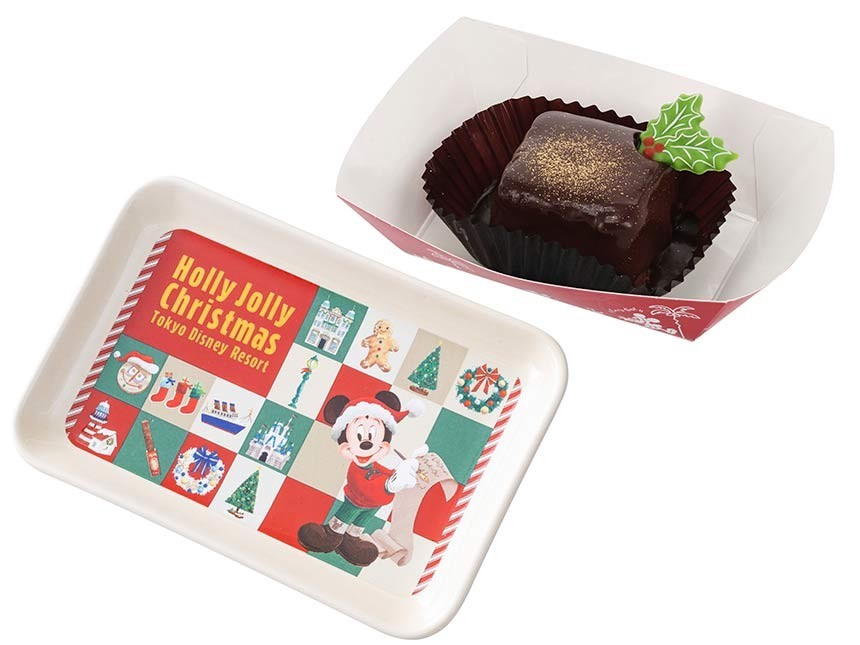 Japan Tokyo Disney Resort Mickey Christmas 2025 Souvenir Plate Holly Jolly