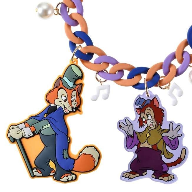 Japan Tokyo Disney Store Honest John Gideon Keychain Jingling Colorful Keychain