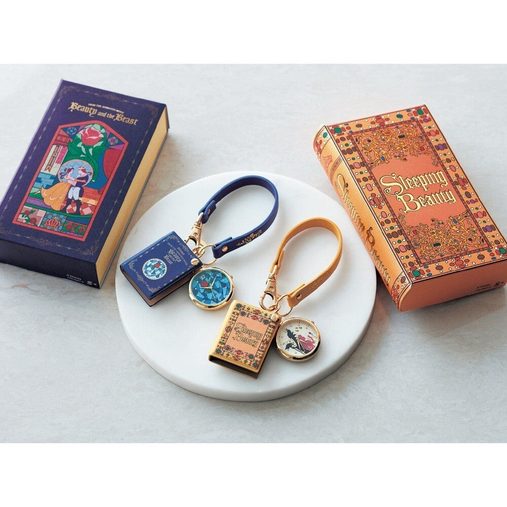 Japan Disney Fantasy Shop Bellemaison Beauty and the Beast Storybook Hang Watch