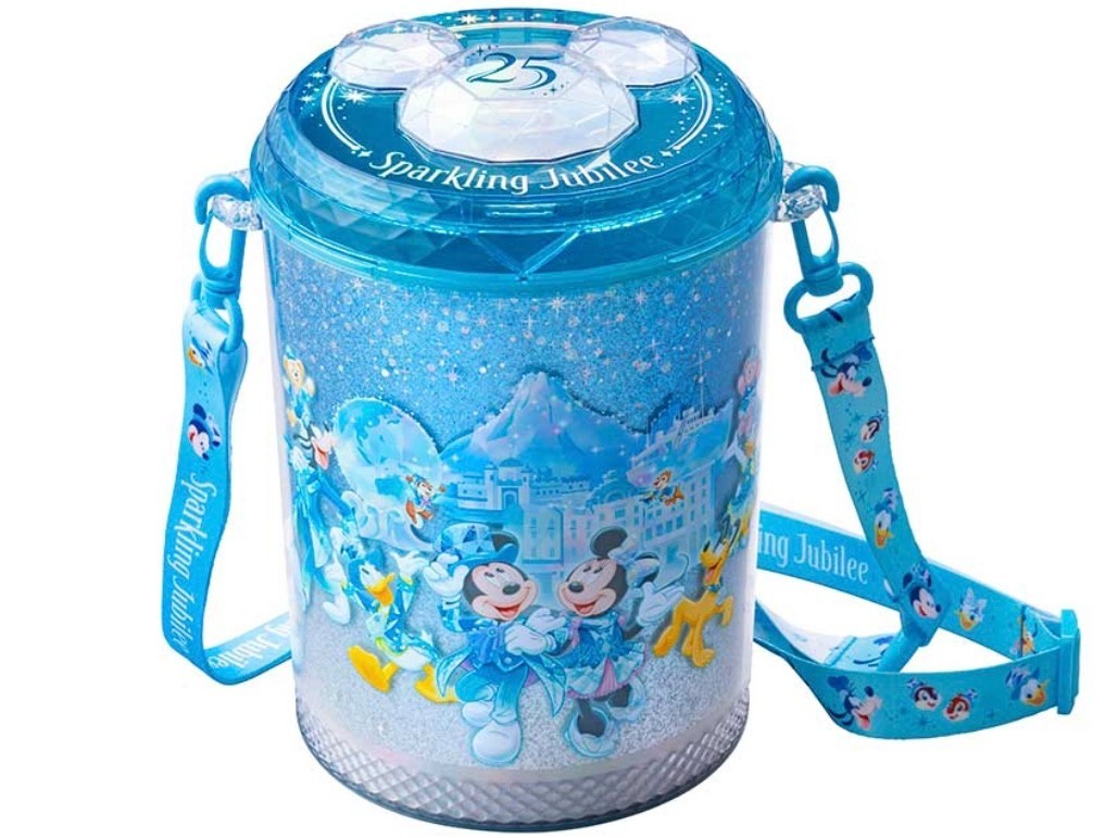 Japan Tokyo Disney Resort Mickey Souvenir Sparkling Jubilee Popcorn Bucket 25th