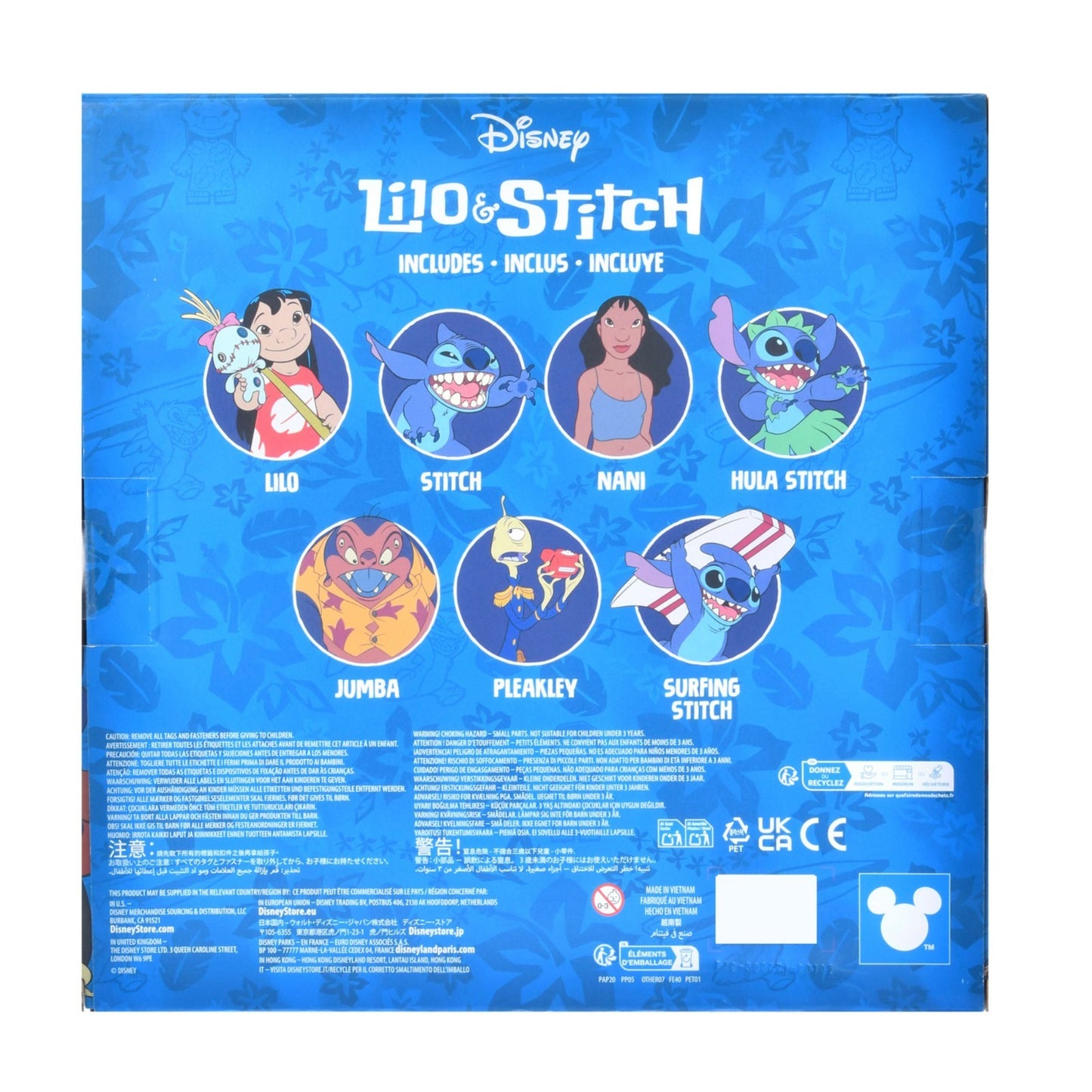 Japan Tokyo Disney Store Lilo & Stitch Figure Set Figurine Set