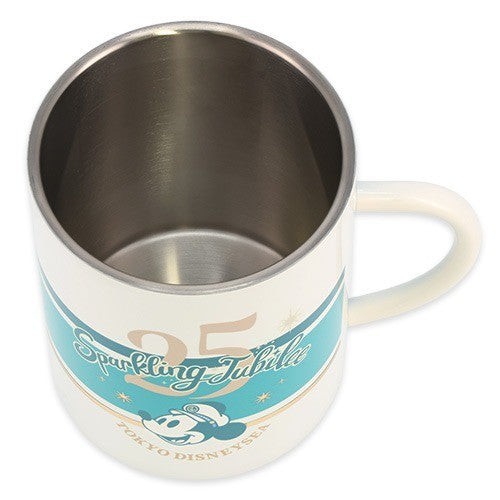 Japan Tokyo Disney Resort Sea 25th Sparkling Jubilee Stainless Steel Mug
