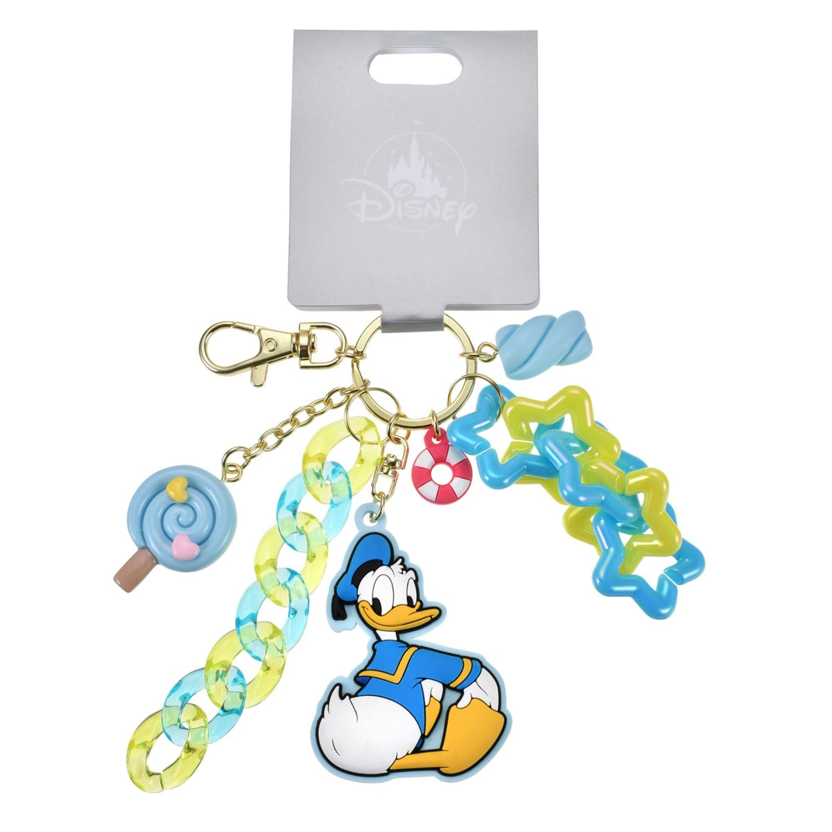 Japan Tokyo Disney Store Donald Duck Keychain Sweets Key Chain Fes