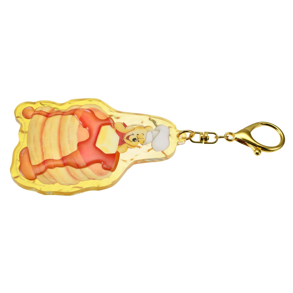 Japan Tokyo Disney Store Winnie the Pooh Clear Keychain POOH HUNNY DAY 2026