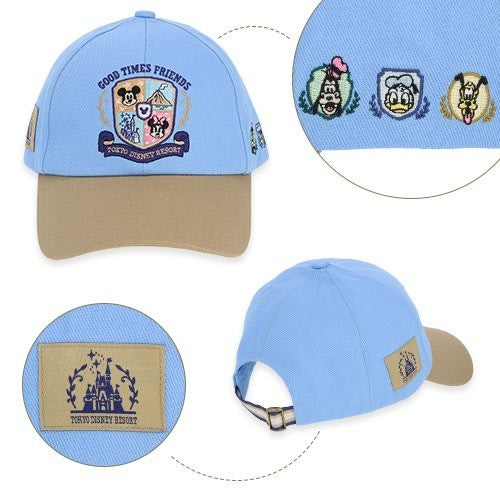 Japan Tokyo Disney Resort GOOD TIMES FRIENDS Mickey Mouse Cap