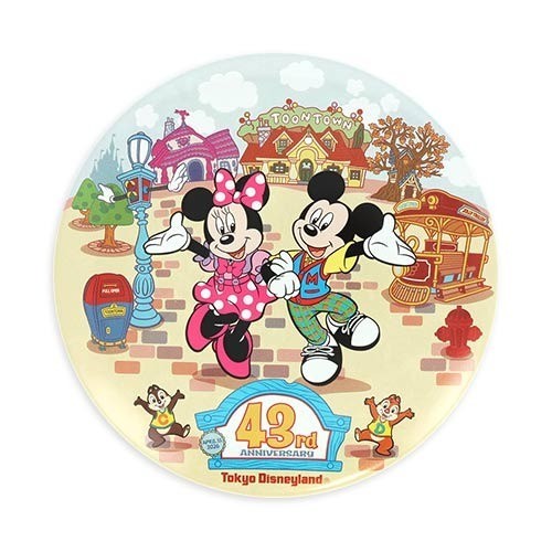 Japan Tokyo Disney Resort 43rd Anniversary Opening ToonTown Button Badge