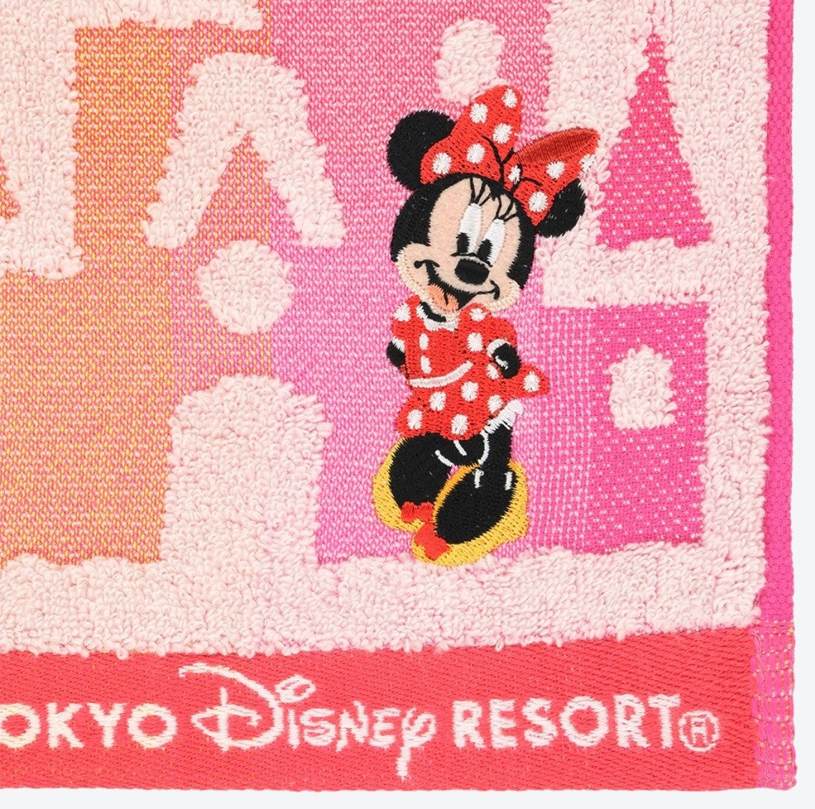 Japan Tokyo Disney Resort Minnie Mouse Face Towel Limited 2026