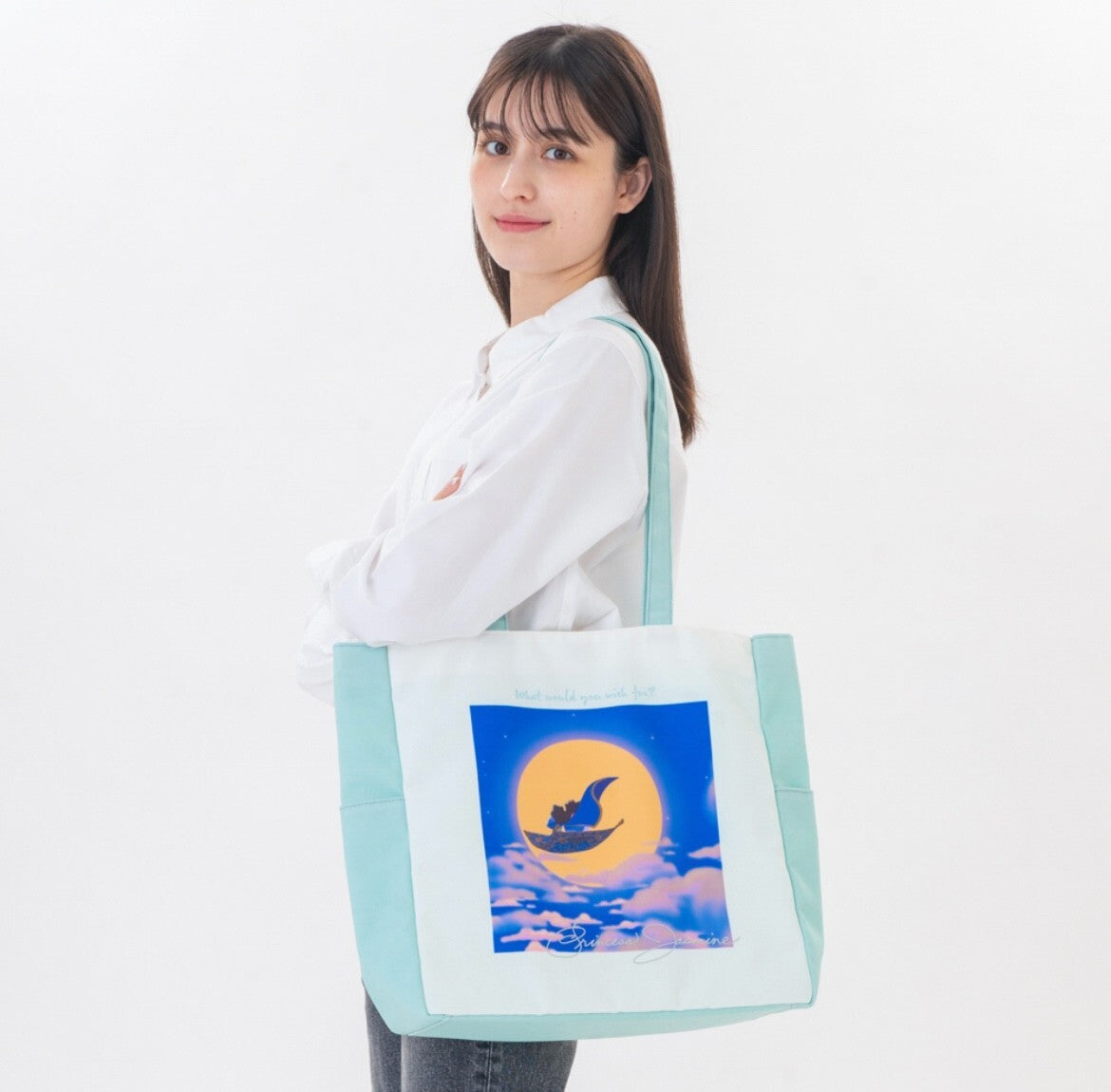 Japan Tokyo Disney Resort Aladdin and the Magic Lamp Tote Bag jasmine