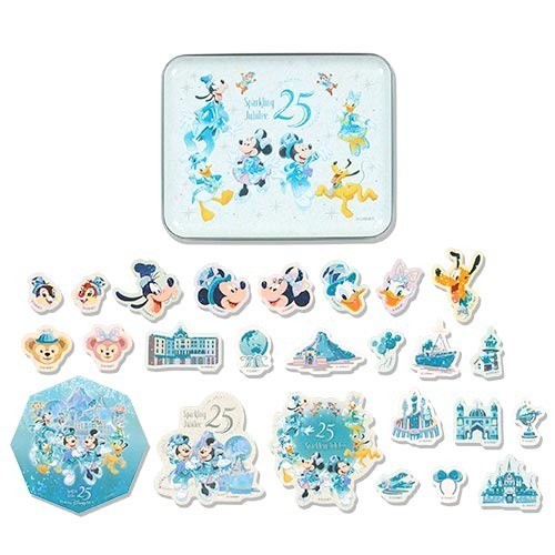 Japan Tokyo Disney Resort Sea 25th Sparkling Jubilee Sticker Set