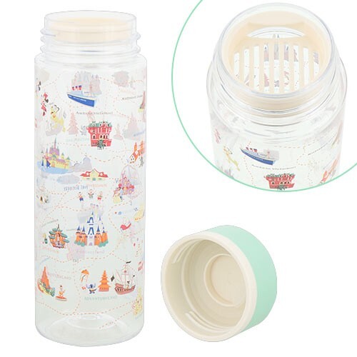 Japan Tokyo Disney Resort Drink Bottle Park Map Design