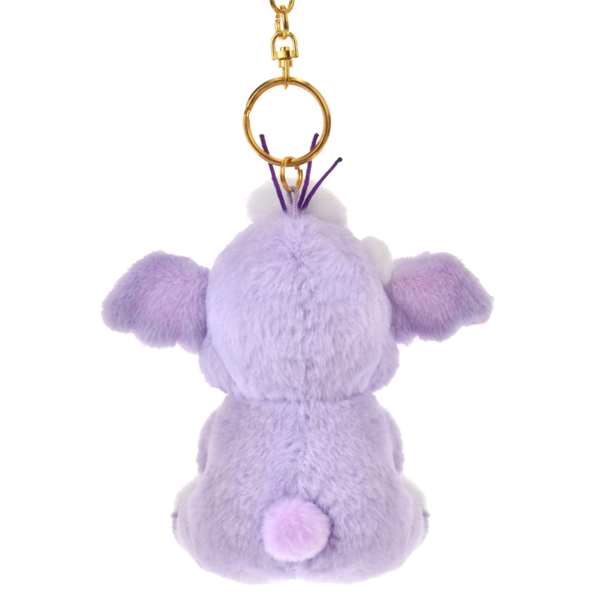 Japan Tokyo Disney Store Lumpy Plush Toy Keychain WHITE POOH Christmas