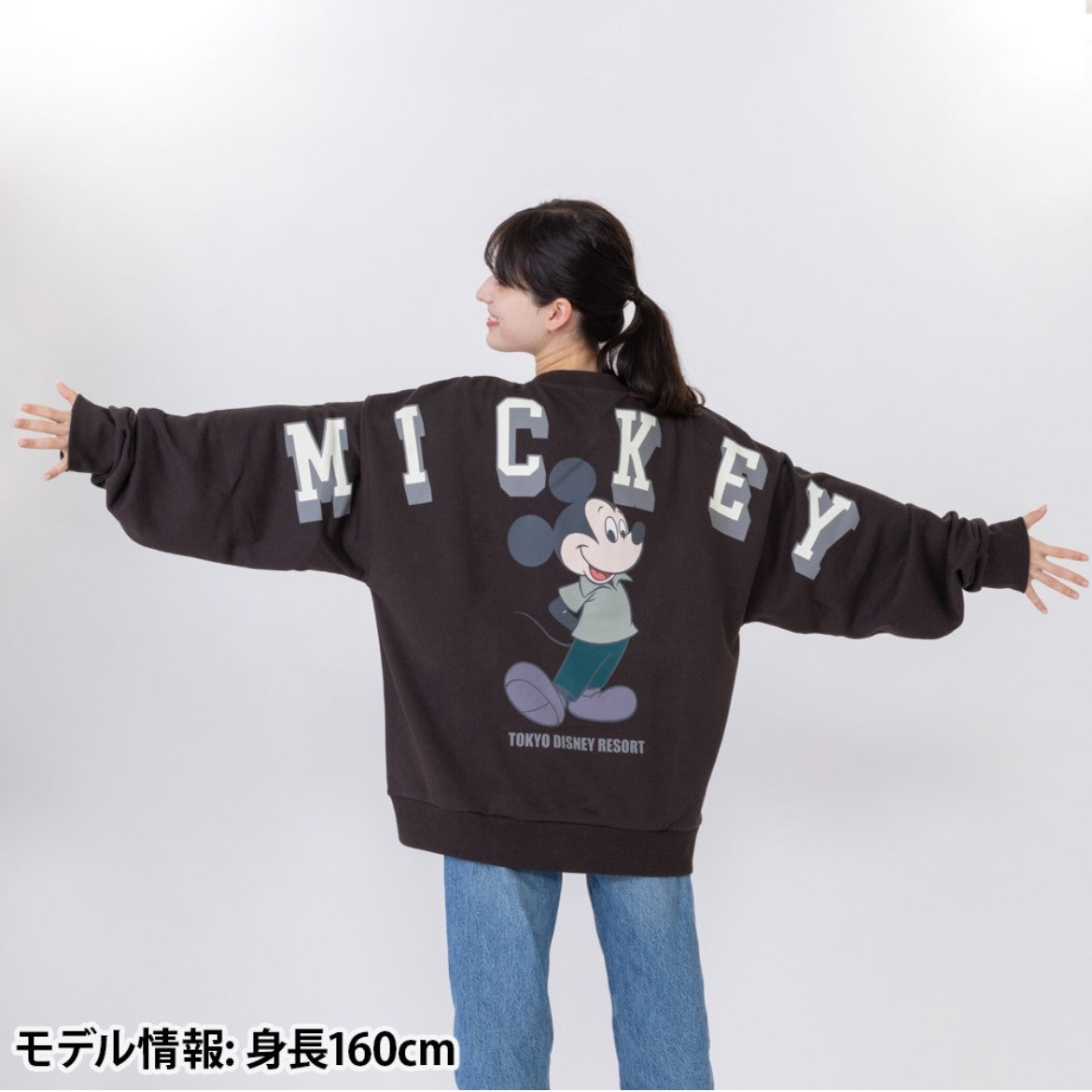 Japan Tokyo Disney Resort Mickey Mouse Sweatshirt Long sleeve 2025