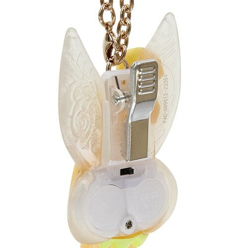 Japan Tokyo Disney Resort Glowing Toy Tinker Bell Fantasy Springs Keychain Badge