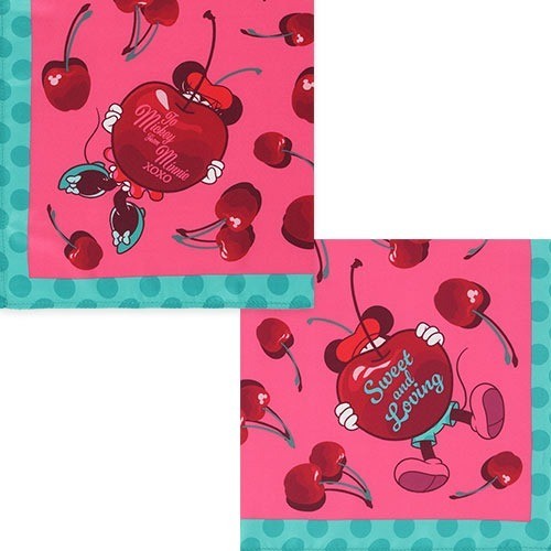 Japan Tokyo Disney Resort Scarf With the Cherry on Top Minnie