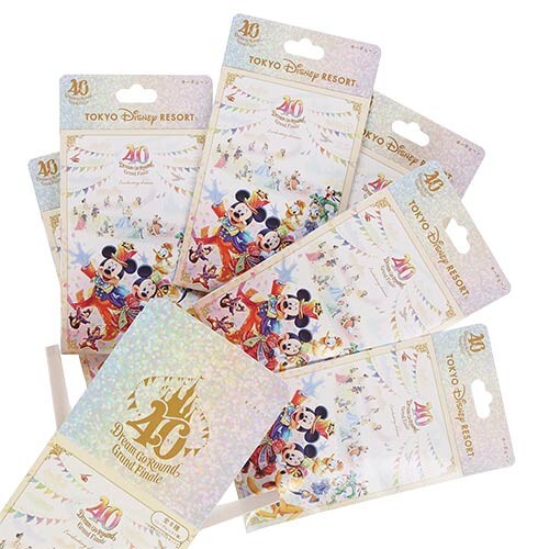 Japan Tokyo Disney Resort Key Chain Set of 8 40th Grand Finale