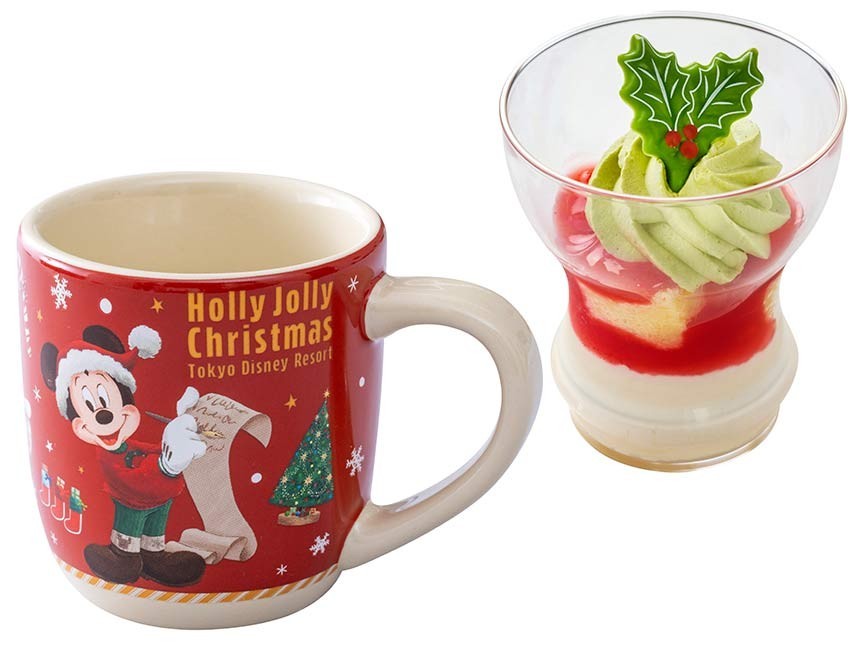 Japan Tokyo Disney Resort Mickey Christmas 2025 Souvenir Mug Holly Jolly