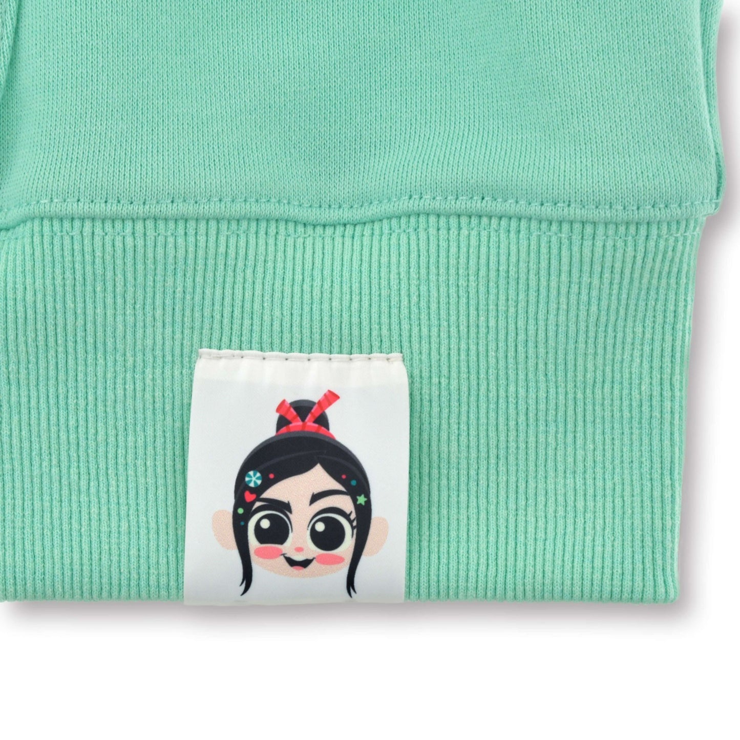 Japan Tokyo Disney Store Vanellope Long-Sleeve Hoodie with Pin Badge SUGAR RUSH
