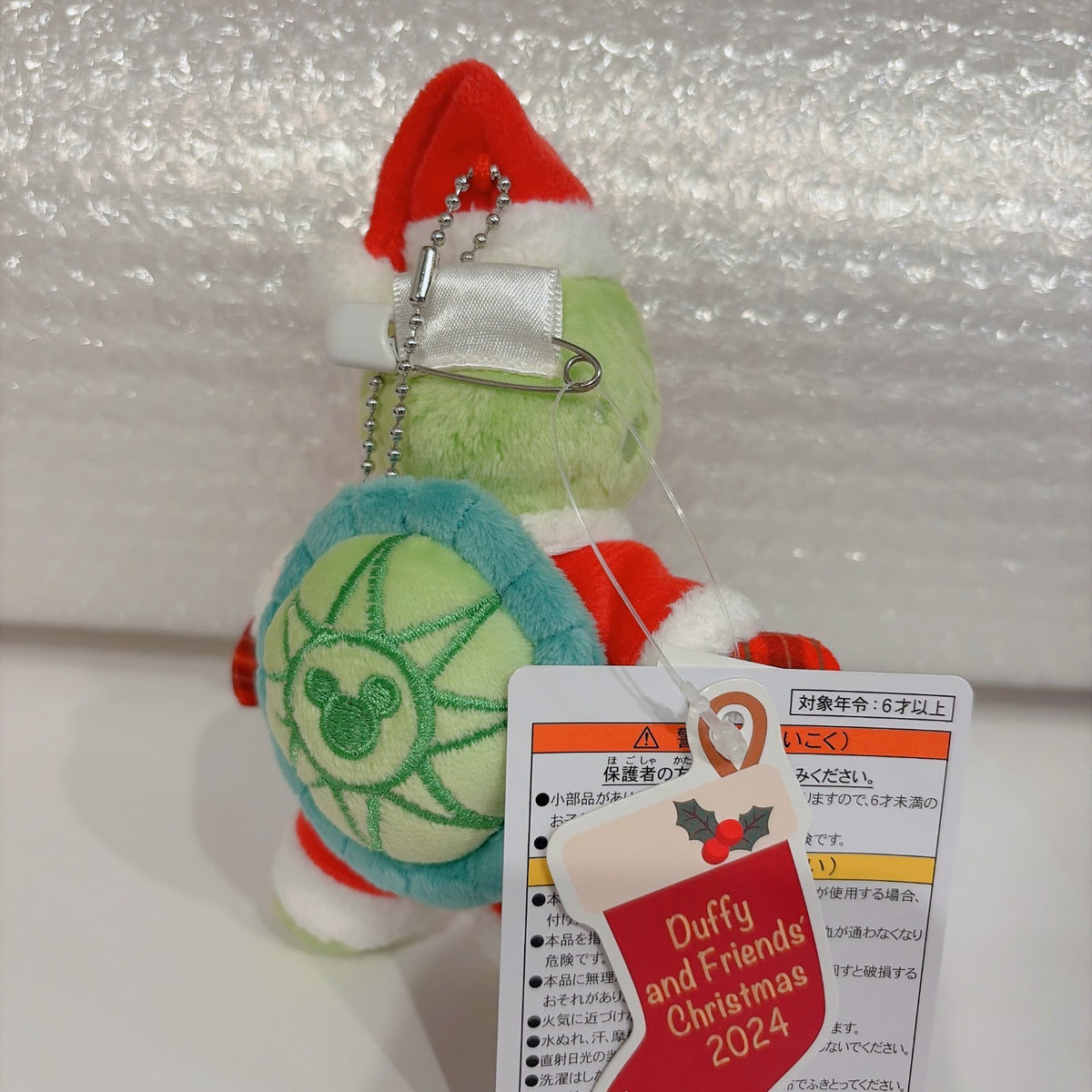 Japan Tokyo Disney Resort Duffy Plush Toy Badge Olu 2024 Christmas