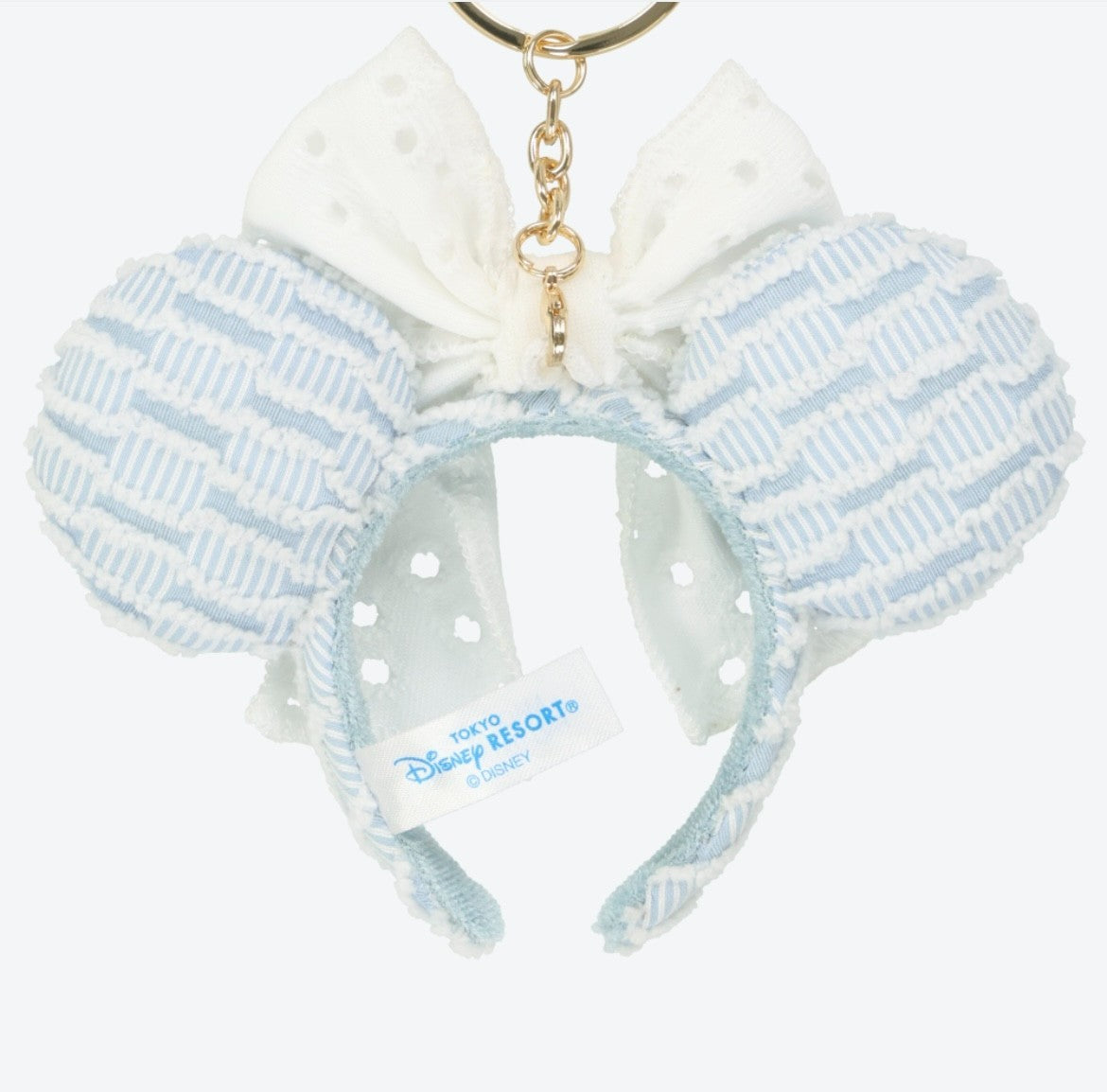 Japan Tokyo Disney Resort Keychain Minnie Mouse Headband lace