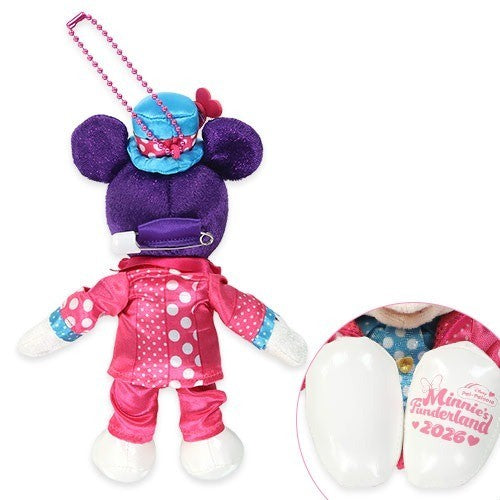 Japan Tokyo Disney Resort Mickey Plush Toy Badge Minnie @ Funderland