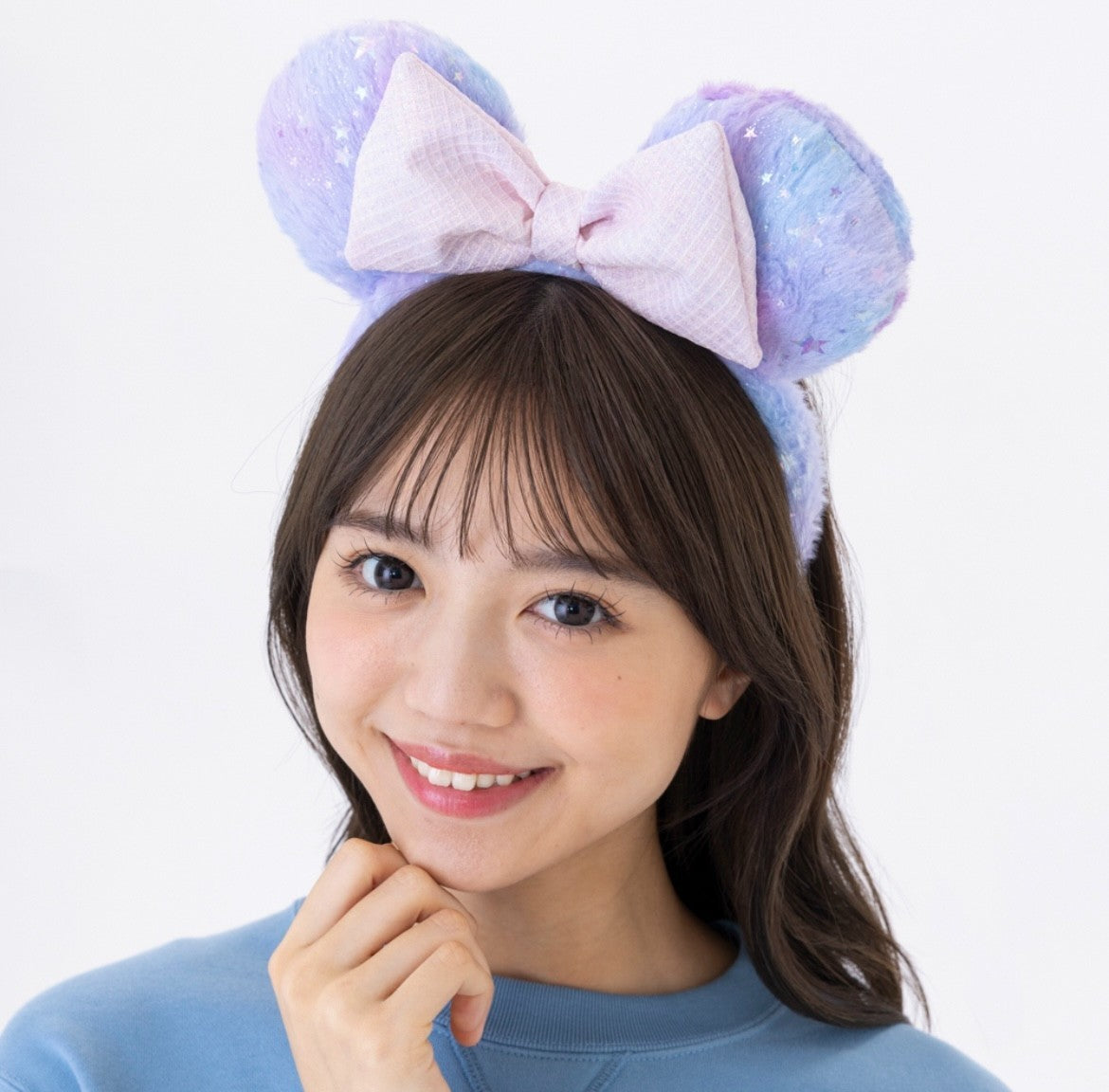 Japan Tokyo Disney Resort Minnie Mouse Ears Headband Free Pink Ribbon 2025