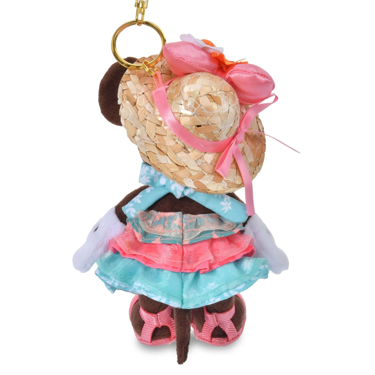 Japan Tokyo Disney Store Minnie Mouse Plush Toy Keychain SUMMER STYLE 2026