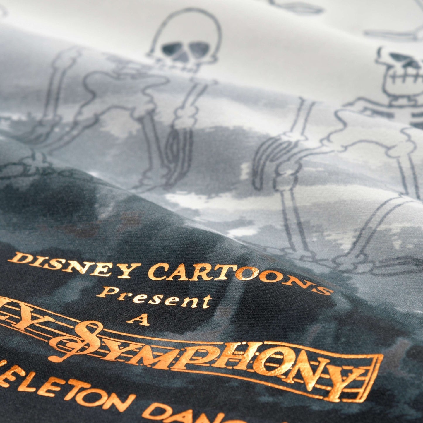 Japan Tokyo Disney Store Dancing Kitchen Towel The Skeleton Dance Haunted House