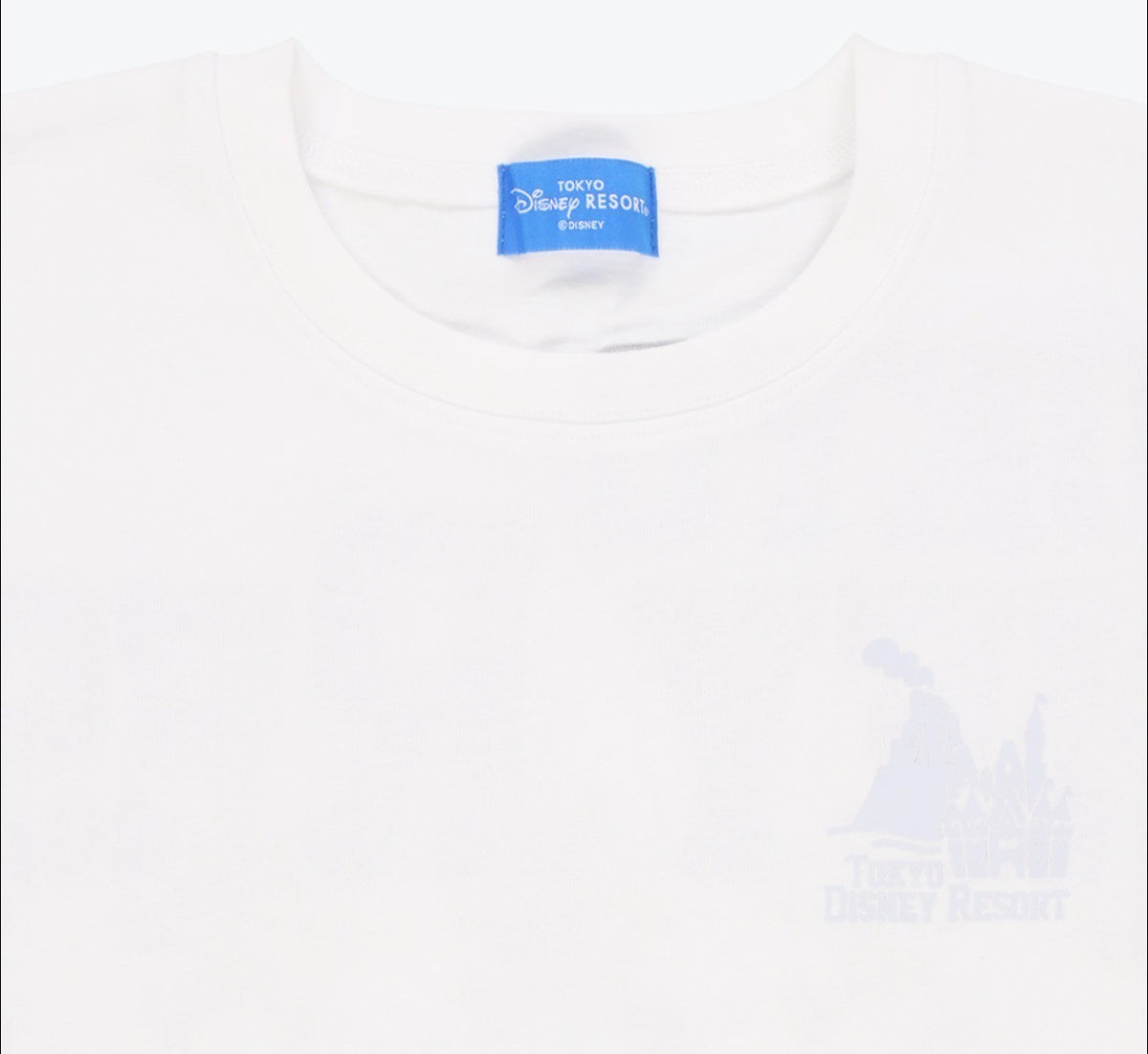 Japan Tokyo Disney Resort T-shirt Oversized Fit Unisex One Size White