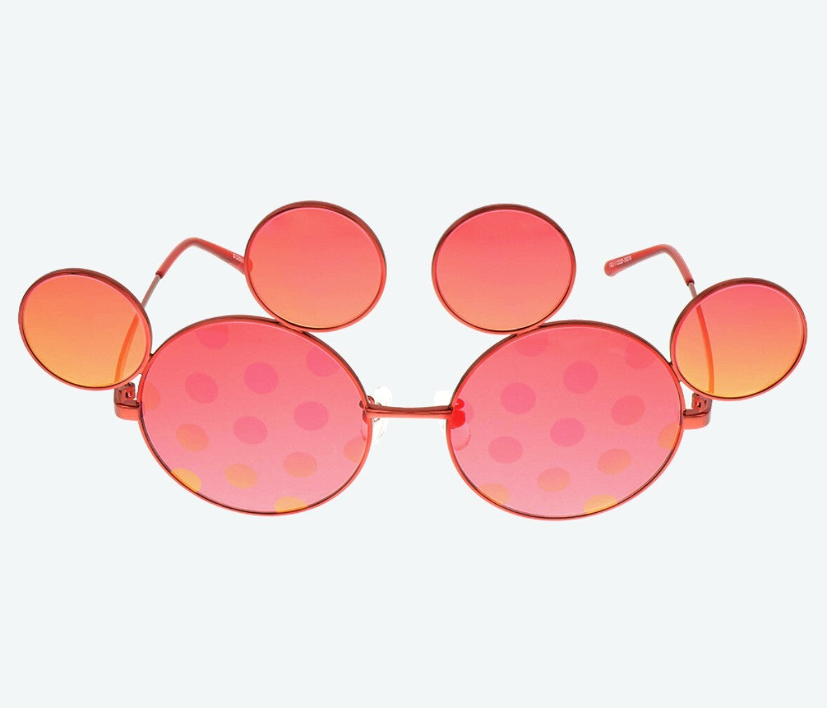 Japan Tokyo Disney Resort Fashion Sun Glasses Mickey Dot RED