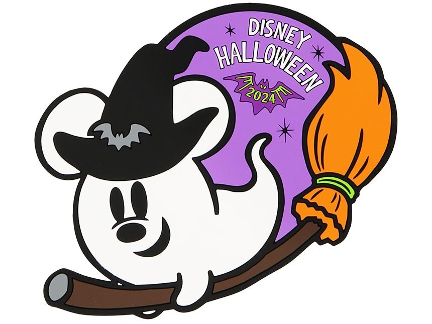 Japan Tokyo Disney Resort Souvenir Coaster Ghost Mickey Halloween 2024