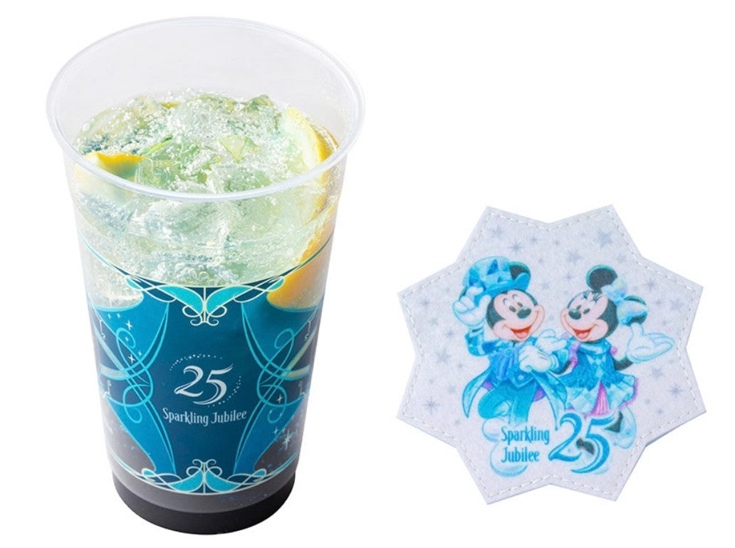 Japan Tokyo Disney Resort Sea 25th Mickey Souvenir Sparkling Jubilee Coaster
