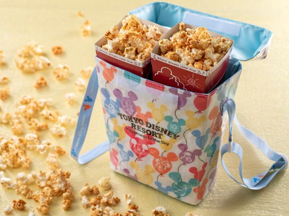 Japan Tokyo Disney Resort Retro Popcorn case bucket shoulder bag Mickey Balloon
