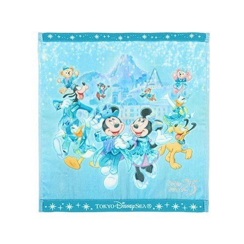 Japan Tokyo Disney Resort Sea 25th Sparkling Jubilee Wash Towel