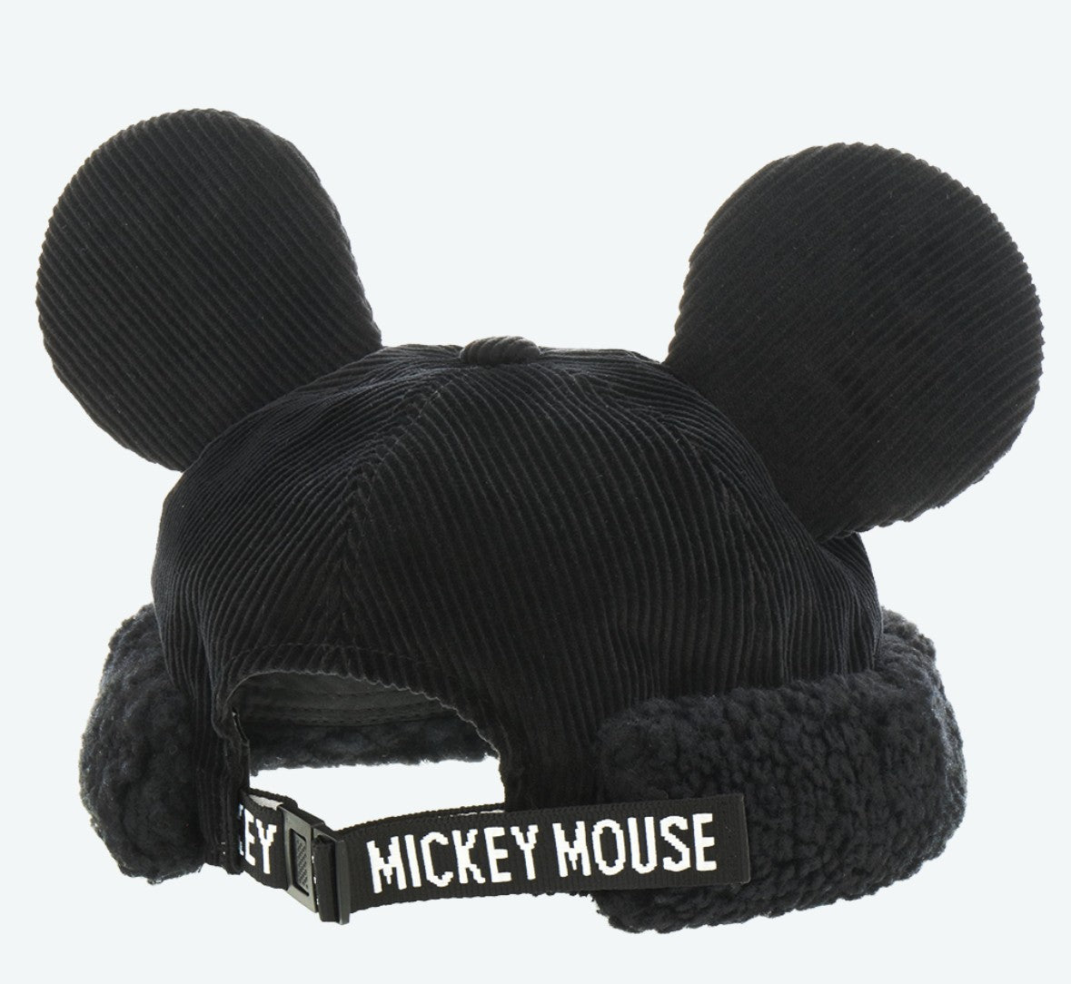 Japan Tokyo Disney Resort Ears Mickey limited Fluffy Winter Cap Hat Black 2025