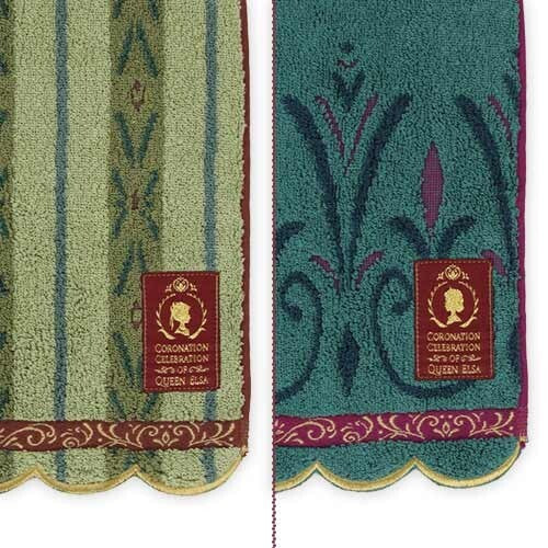 Japan Tokyo Disney Resort Mini Towel Set Elsa Ana Frozen Fantasy Springs