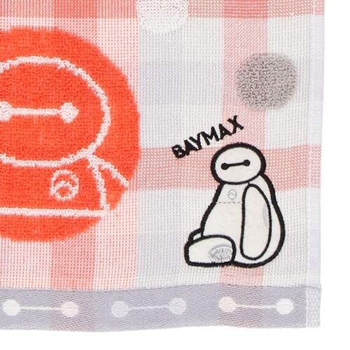 Japan Tokyo Disney Resort Baymax Face towel Plaid