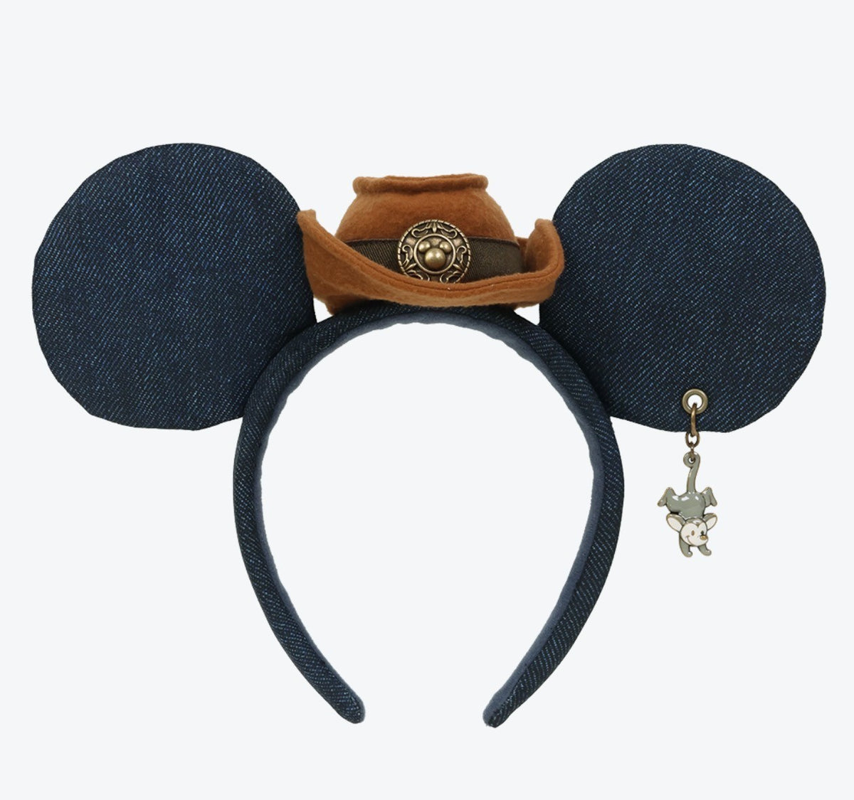 Japan Tokyo Disney Resort Mickey Western Ears Headband Cap 2025 Denim