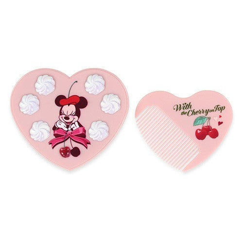 Japan Tokyo Disney Resort Comb with Mirror With the Cherry on Top Minnie