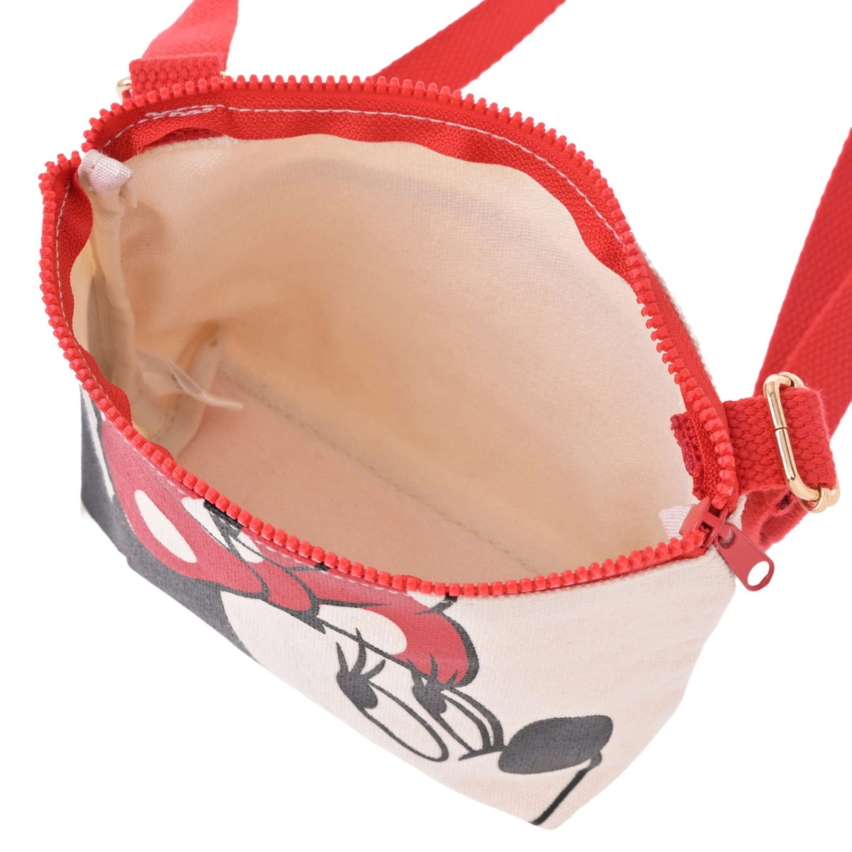 Japan Tokyo Disney Store Minnie Mouse Pouch Canvas Shoulder bag Goods