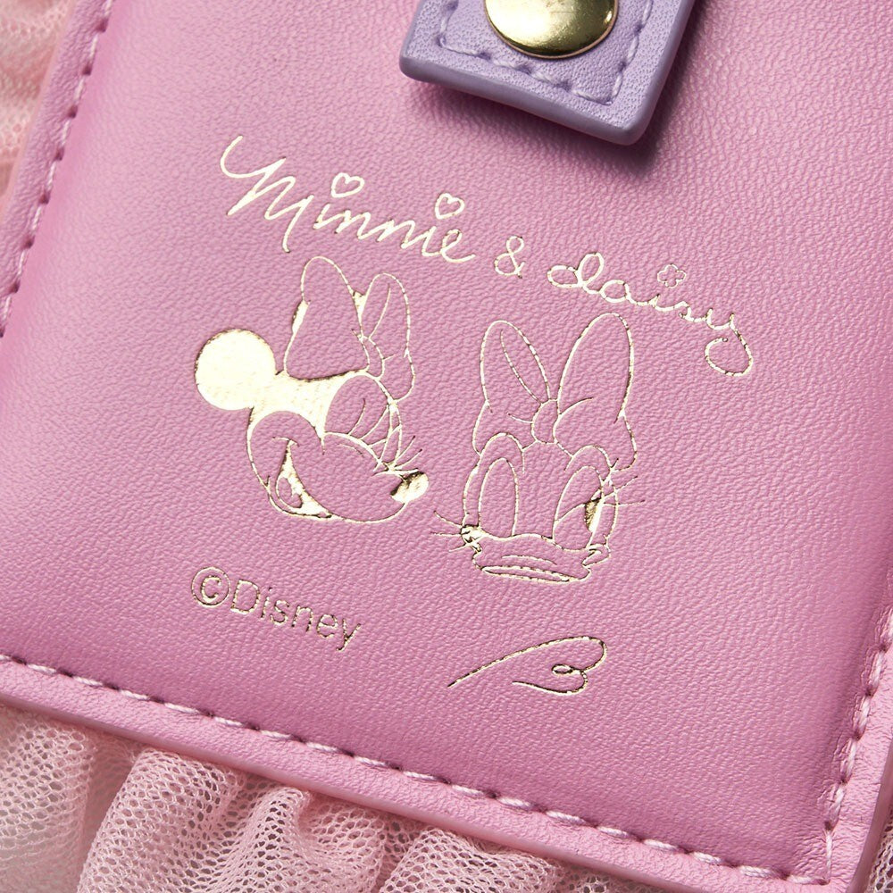 Japan Disney Fantasy Shop Bellemaison Minnie and Daisy Ribbon Motif Pass Case