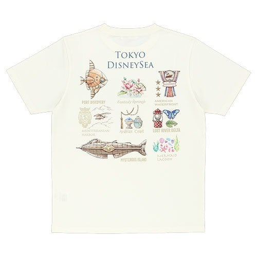 Japan Tokyo Disney Resort Mickey Mouse T-shirt Sea 25th