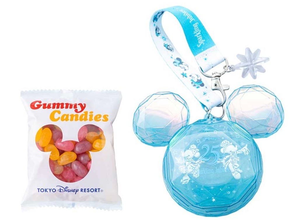 Japan Tokyo Disney Resort Mickey Minnie Souvenir Pouch Mini Snack Case 25th