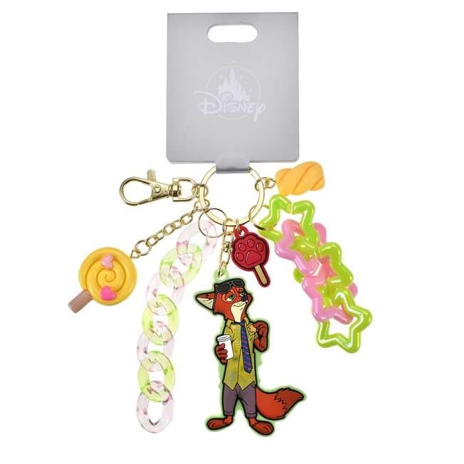 Japan Tokyo Disney Store Nick Wilde Keychain Sweets Key Chain Fes Zootopia