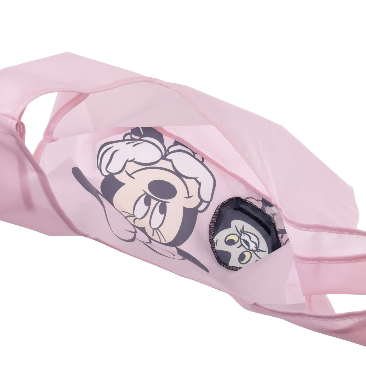 Japan Tokyo Disney Store Minnie & Figaro Shopping Eco Bag with Integrated Face