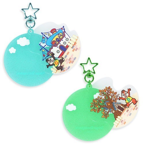 Japan Tokyo Disney Resort 43rd Anniversary Opening ToonTown Keychain Set