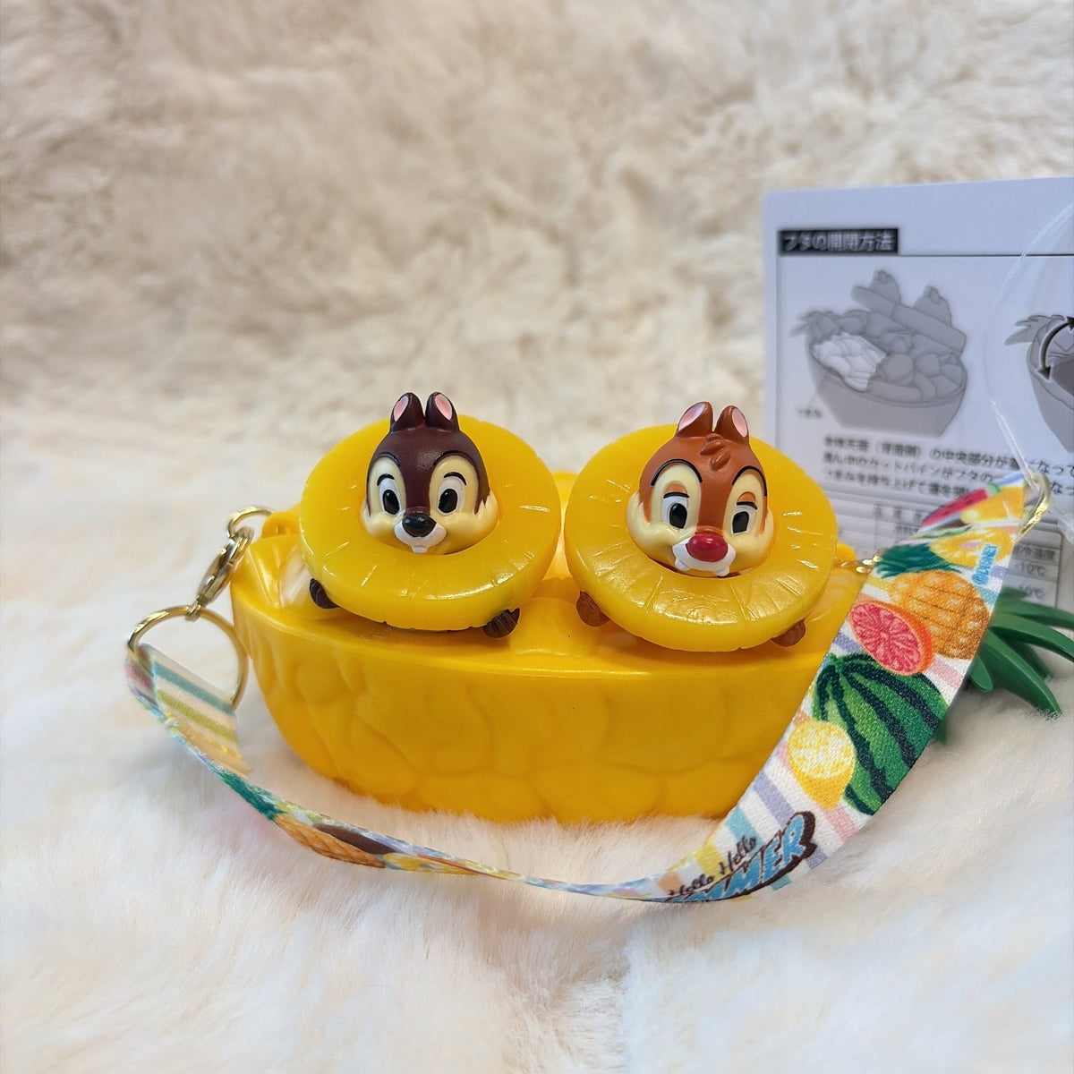 Japan Tokyo Disney Resort Chip & Dale SUMMER 2026 Mini snack case Pineapple