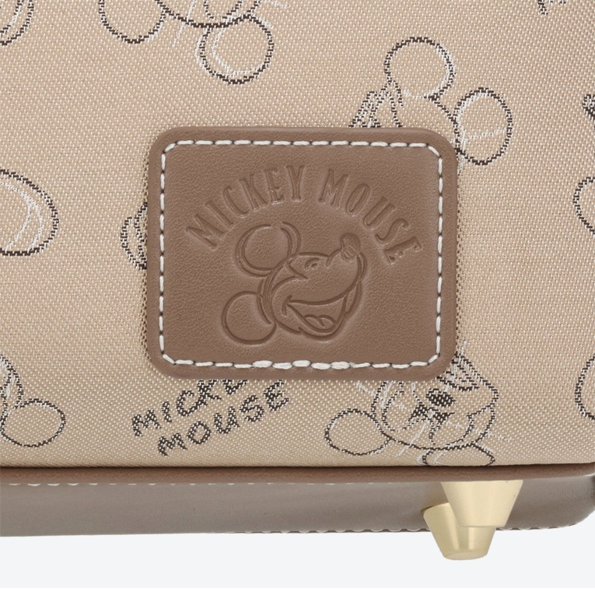 Japan Tokyo Disney Resort Mickey Mouse Tote Bag Shoulder Bag Beige Limited 2025