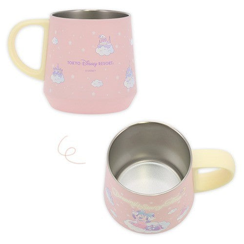 Japan Tokyo Disney Resort Minnie Figaro Pink Stainless Steel Mug